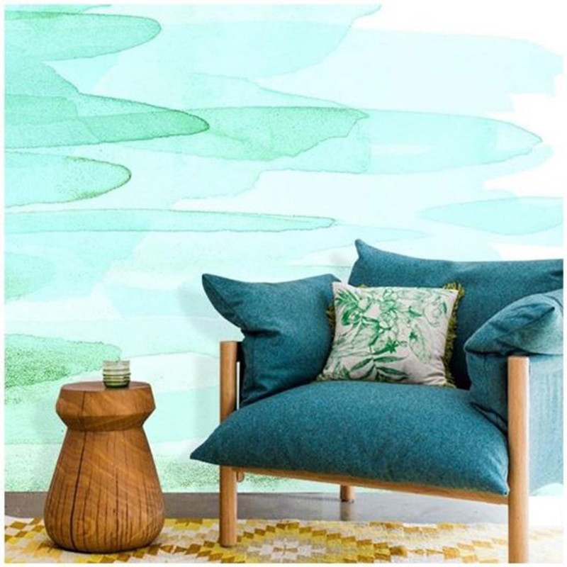 Swoosh Mural Traditional Wallpaper