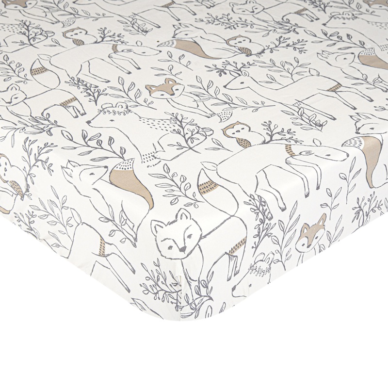 Ezra Crib Sheet (Woodland)