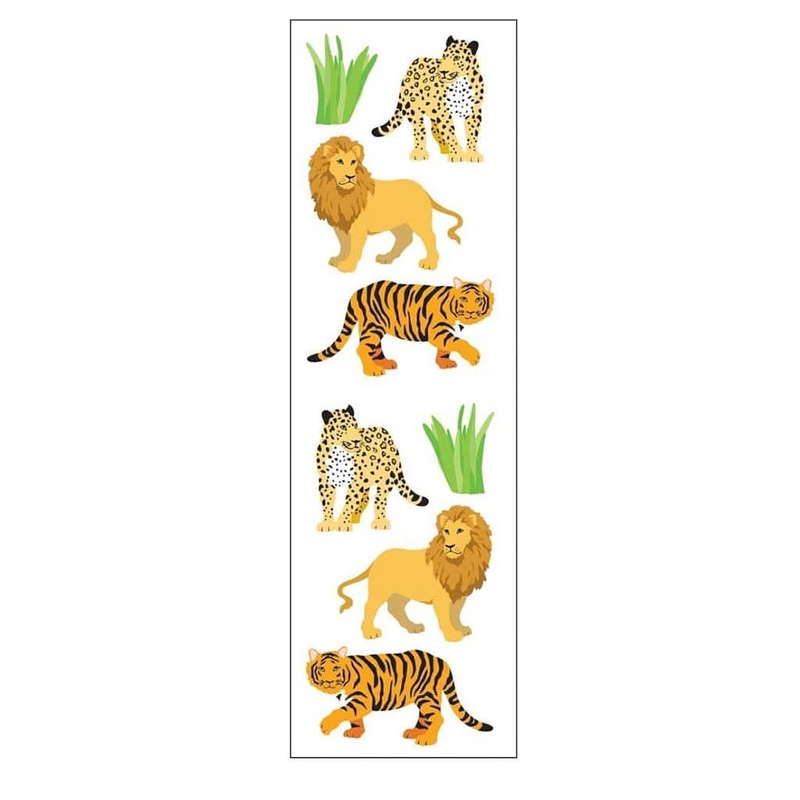 Mrs Grossmans Strip of Wild Cats Stickers