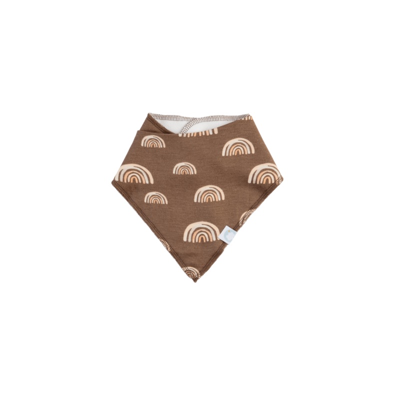 Dream Bandana Bib – Coffee Rainbow