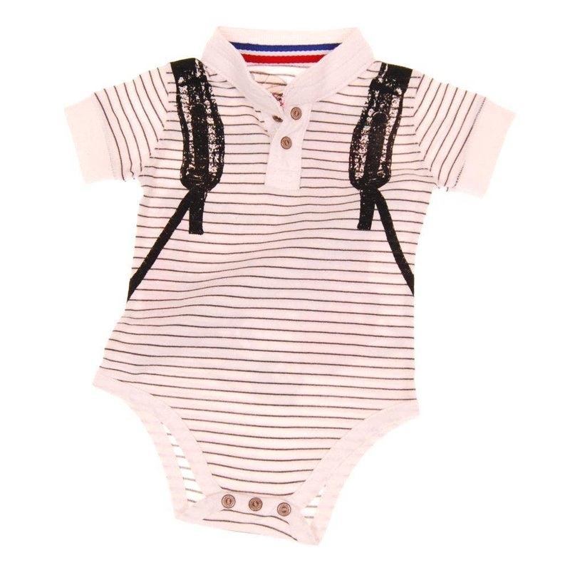 Skater Backpack Henley Bodysuit 6M