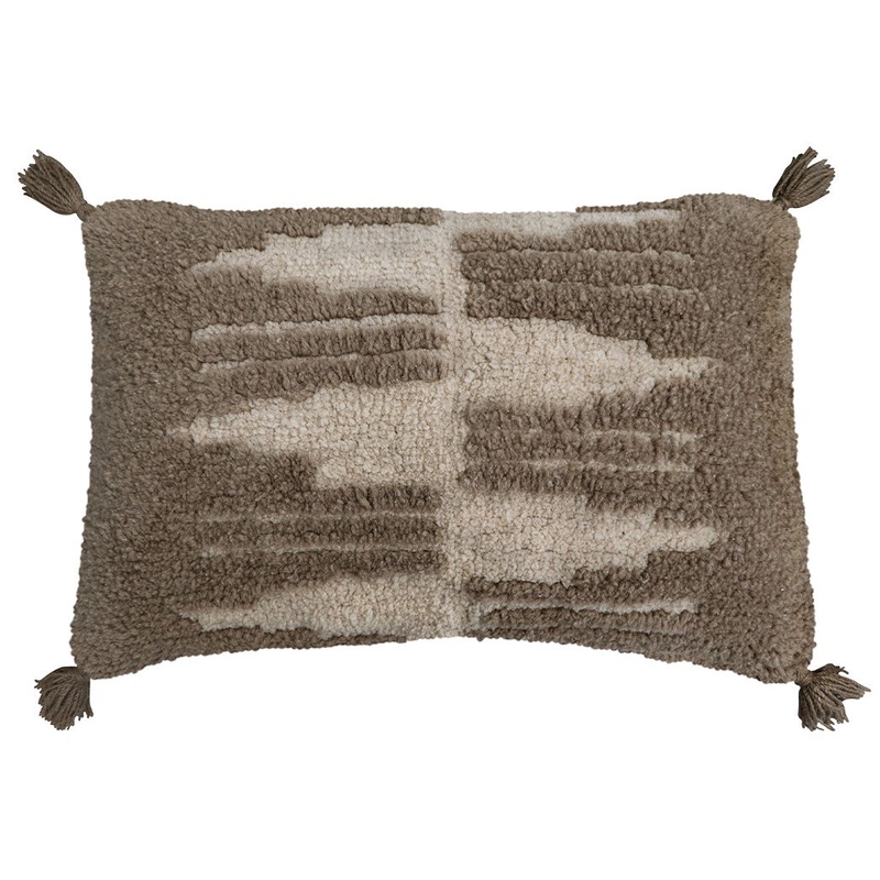 Zagros Nomad Cushion Brown Seashell