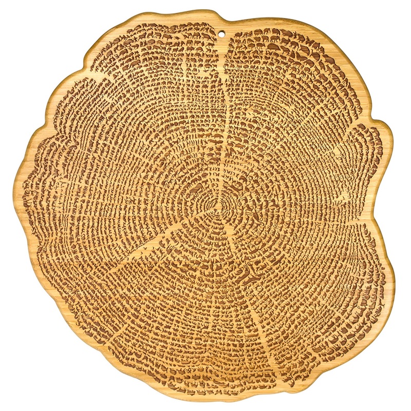 13″ Tree Of Life Serving Board