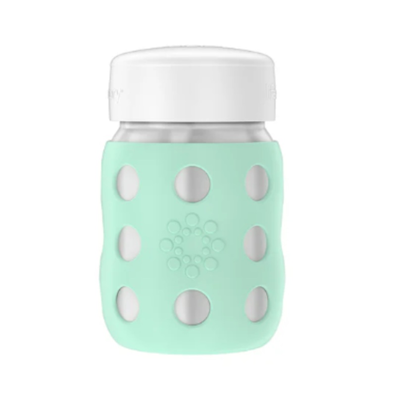 8oz Stainless Steel Food Jar with Flat Cap Mint