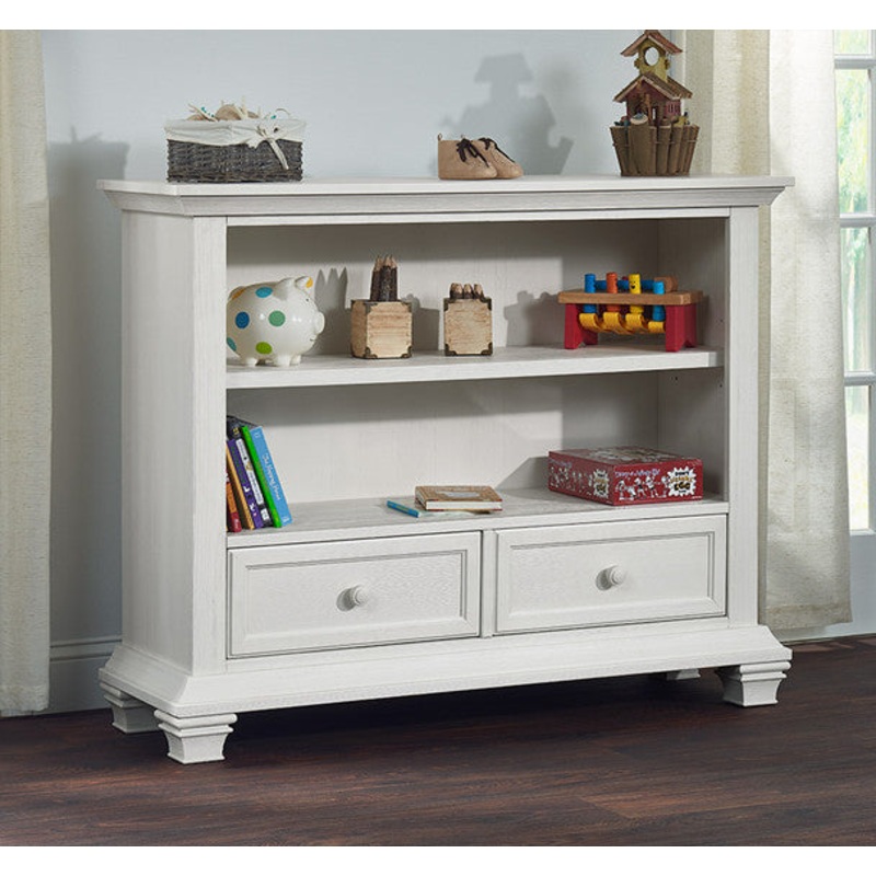 Oxford Cottage Cove Collection Bookcase in Vintage White