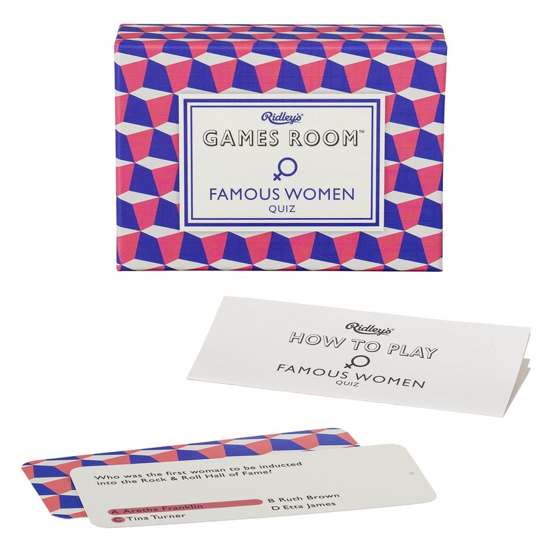 Ridley’s Games Famous Women Quiz Game