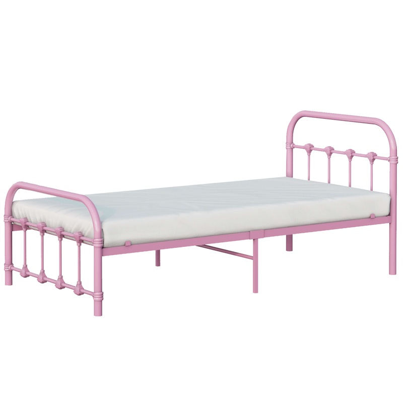 BK Furniture Melissa Twin Bed Pink