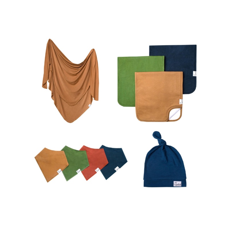 Copper Pearl – Ridge Collection Baby Bandana Bibs
