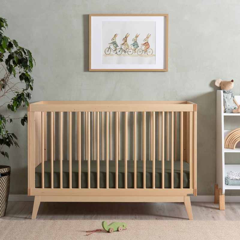 dadada Baby Soho 3-in-1 Convertible Crib Natural
