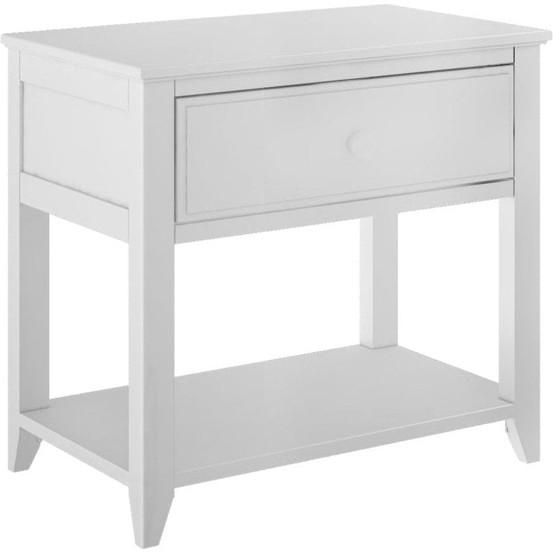 Jackpot Deluxe 1-Drawer Nightstand Grey