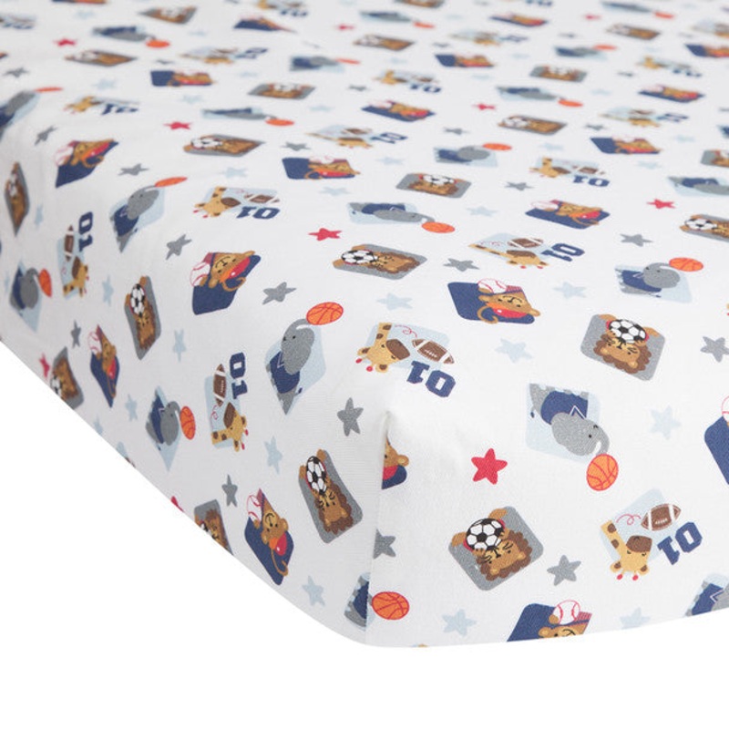 Lambs & Ivy Future All-Star Crib Sheet