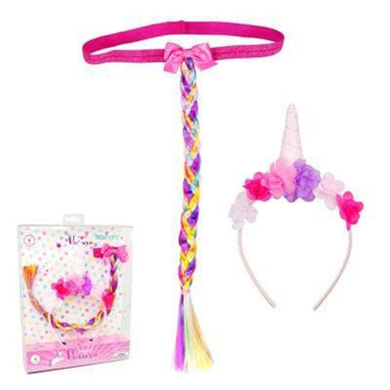 Pink Poppy Unicorn Headband & Tail Set