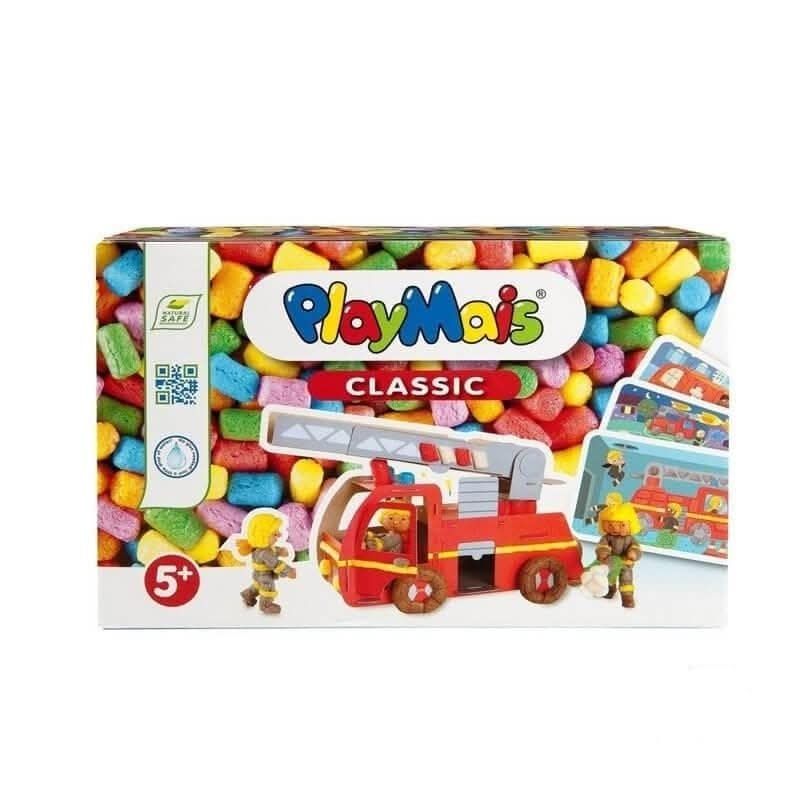 PLAYMAIS Classic Fire Truck