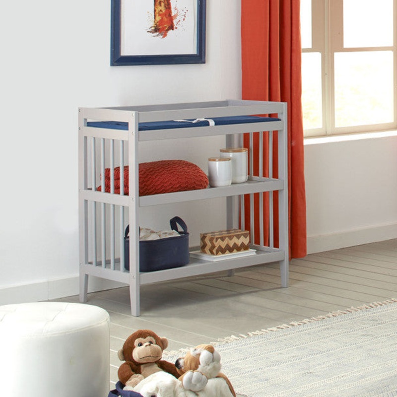 Westwood Echo Collection Changing Table with Pad in Fog