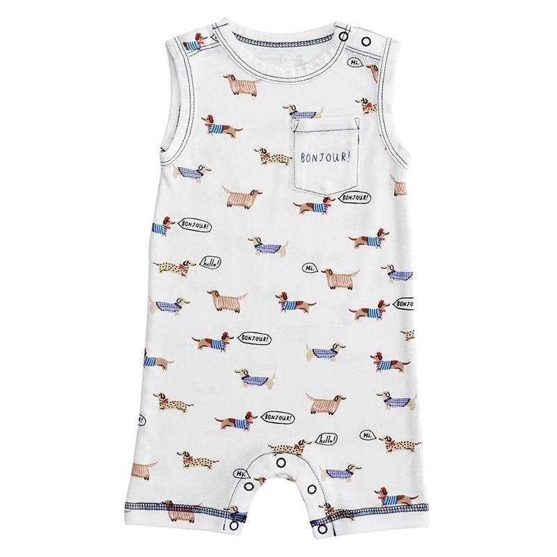 Bonjour Tank Romper 6-12M