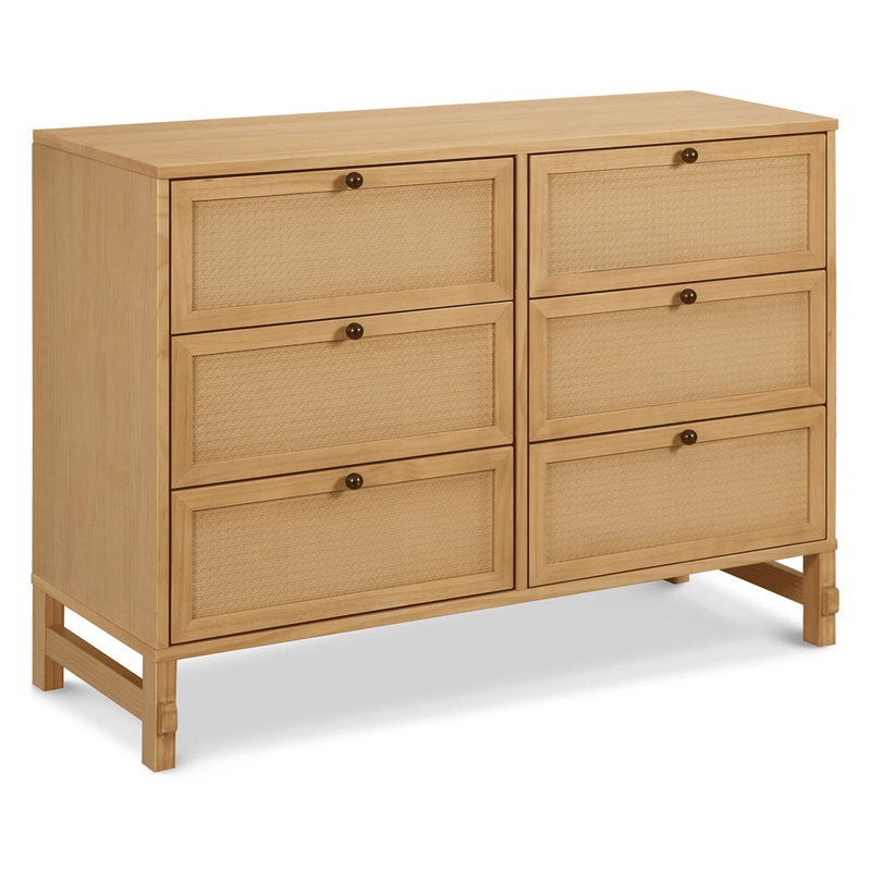 Margot 6-Drawer Dresser Honey