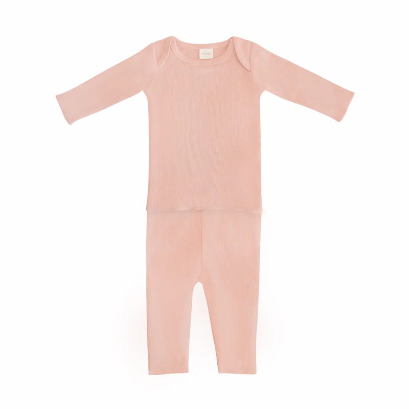 Two Piece Set Blush 0-3m