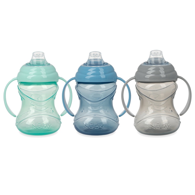 Clik-It Soft Spout Grip N’ Sip Trainer Cup (3 Pack)