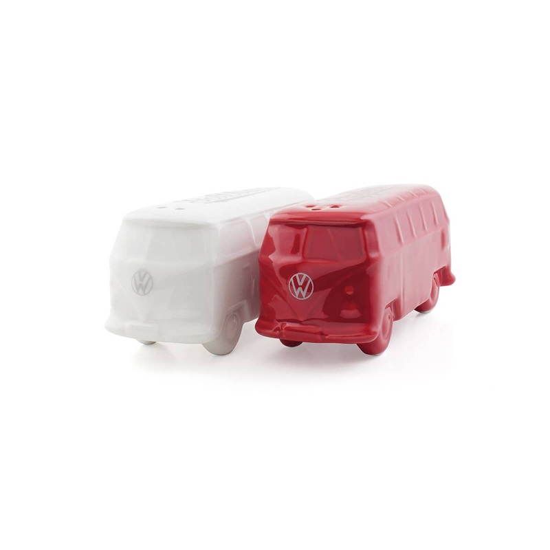 VW T1 Bus 3D Salt & Pepper Shakers – White/Red