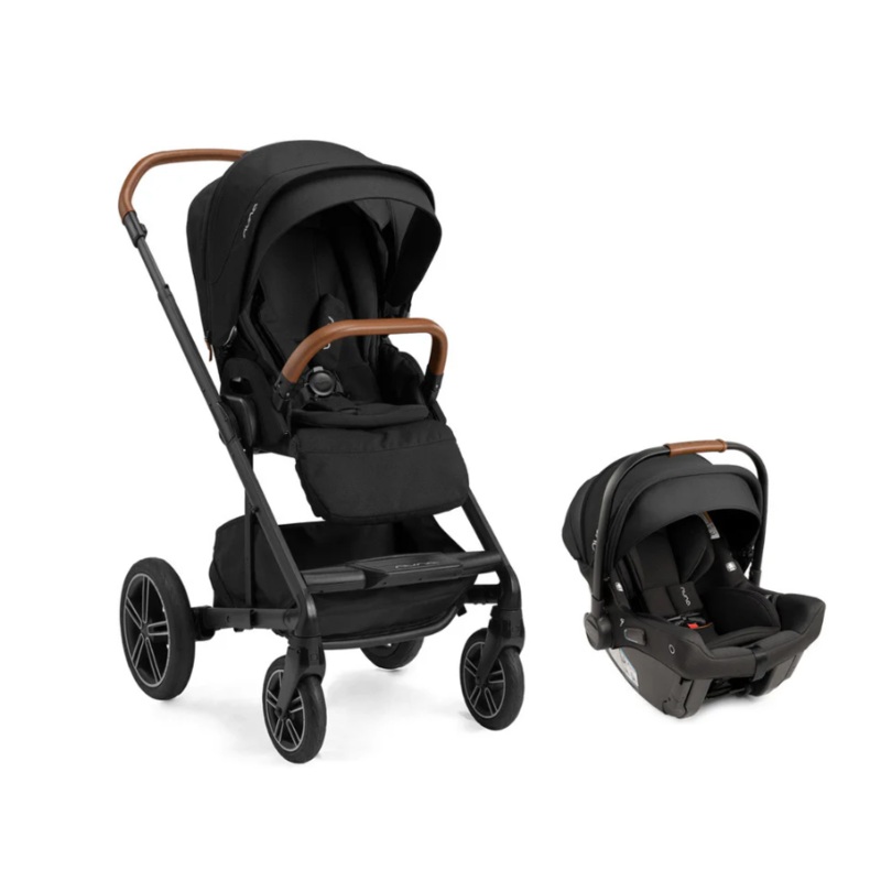 Nuna PIPA URBN and MIXX Next Travel System Caviar