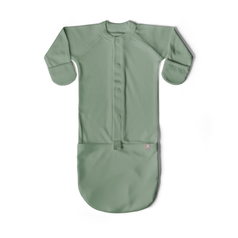 24 Hour Convertible Baby Sleeper Gown – Glacier 0-3M