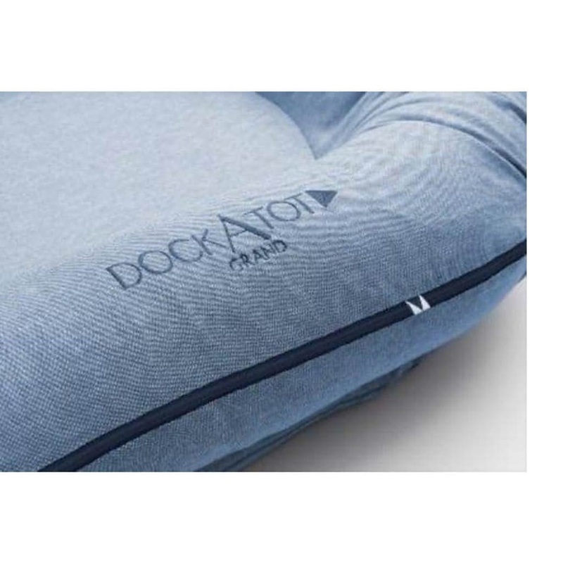 DockATot Grand Dock Cover, Chambray Indigo Chambray