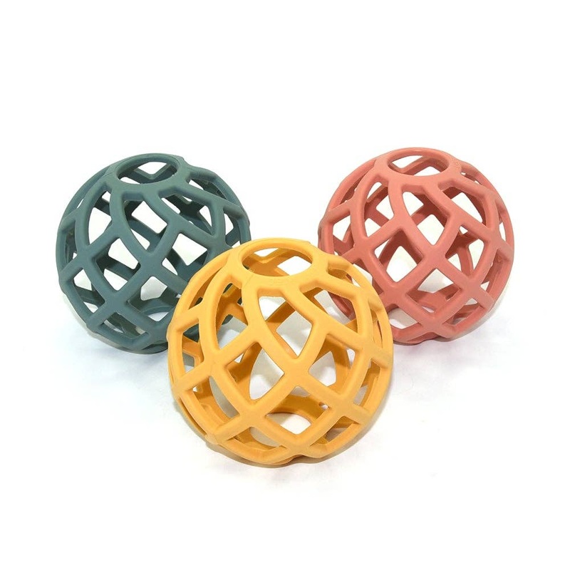 Eco-Friendly Teether Ball Blush