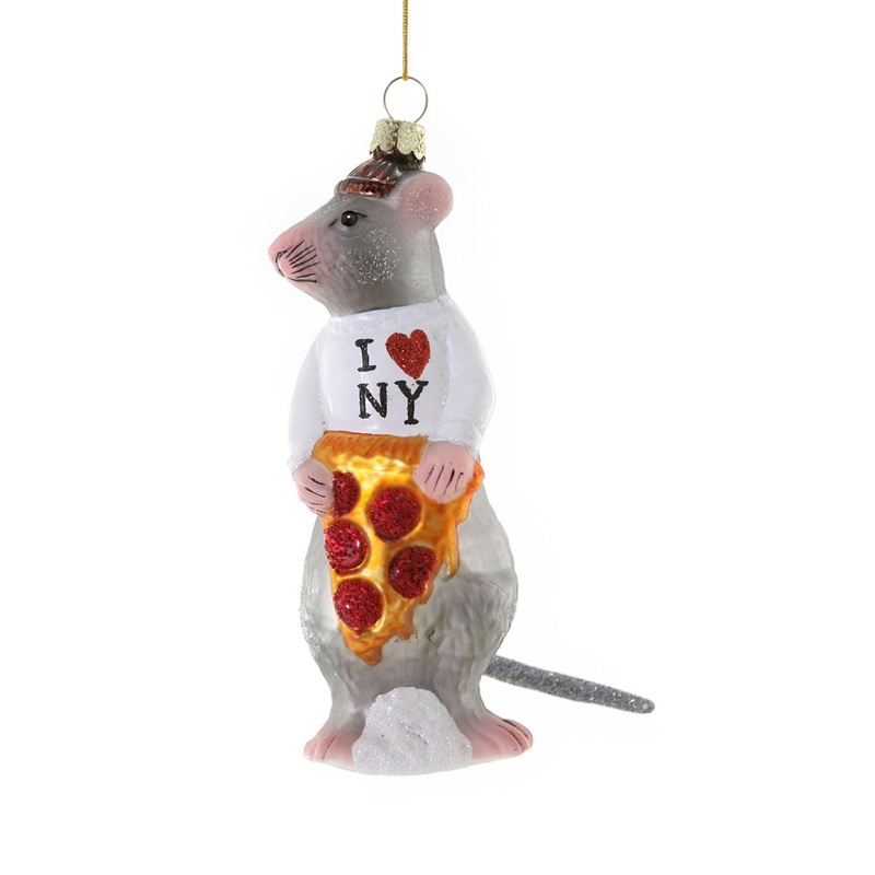 NYC RAT Christmas Ornament