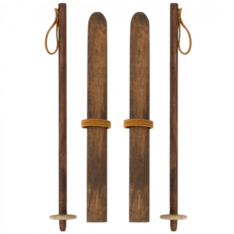Ski and Ski Poles Mum & Dad Mouse