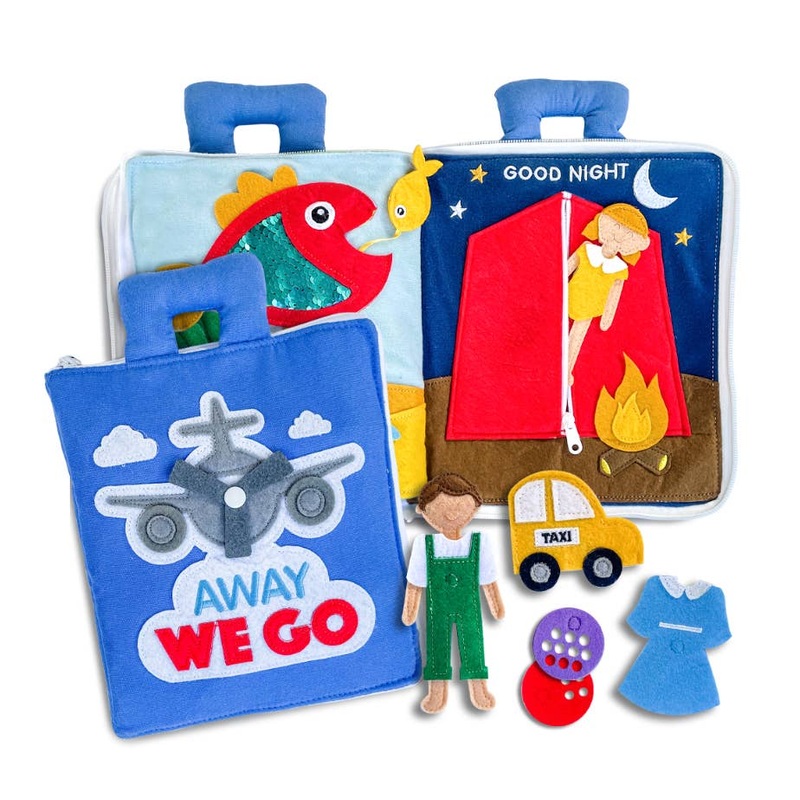 Fabric Activity Book – Away We Go