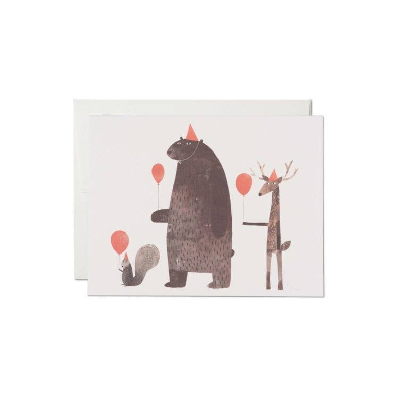 Party Animals birthday greeting card
