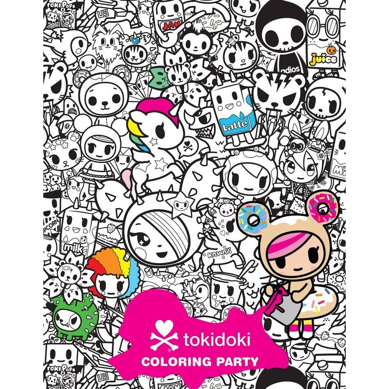 Tokidoki Coloring Party Coloring Book