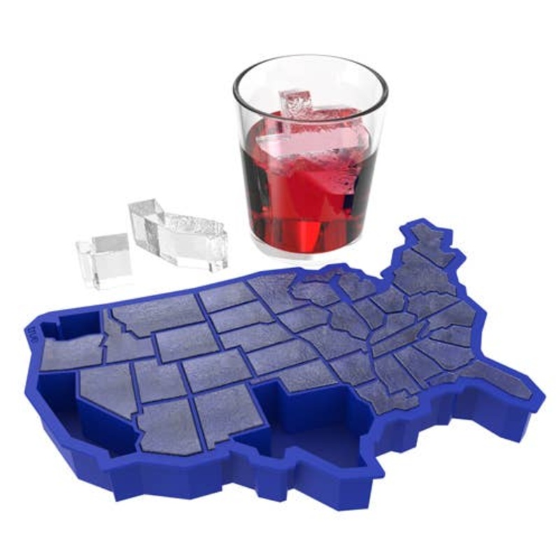 U Ice of A Ice Blue Silicone Cube Tray by TrueZoo