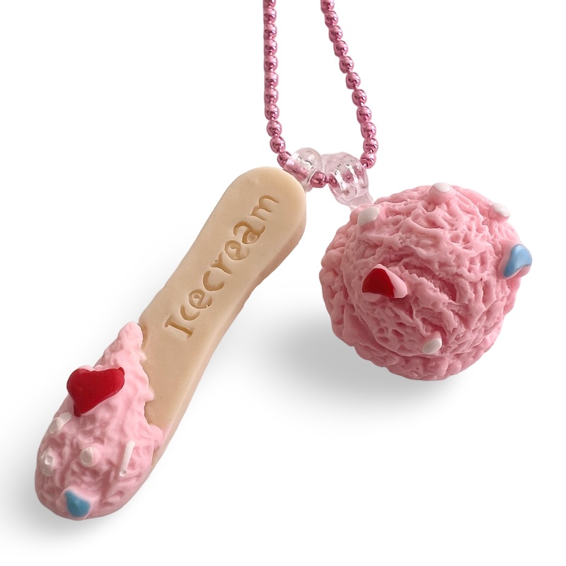 Gelato Necklace I Charm Necklace I Ice Cream I Handmade