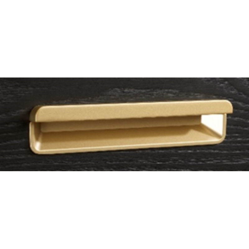 Natart Palo Drawer Handle Gold Semi-Encased metal-Large