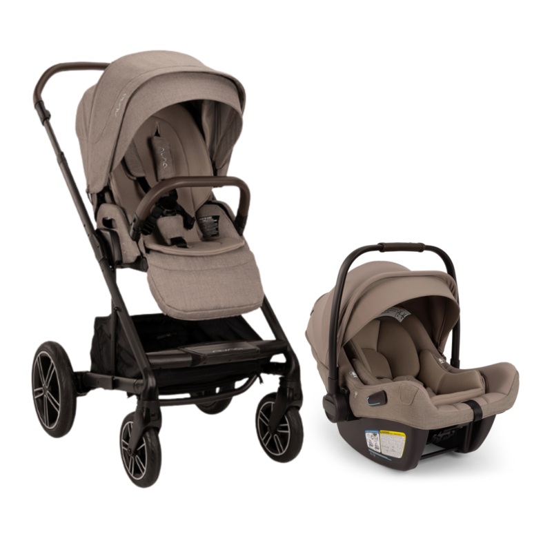 Nuna Mixx Next + Pipa Aire RX Travel System Biscotti/Biscotti