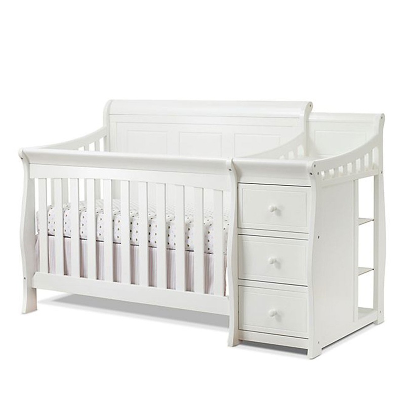 Sorelle Princeton Elite Panel Crib & Changer in White