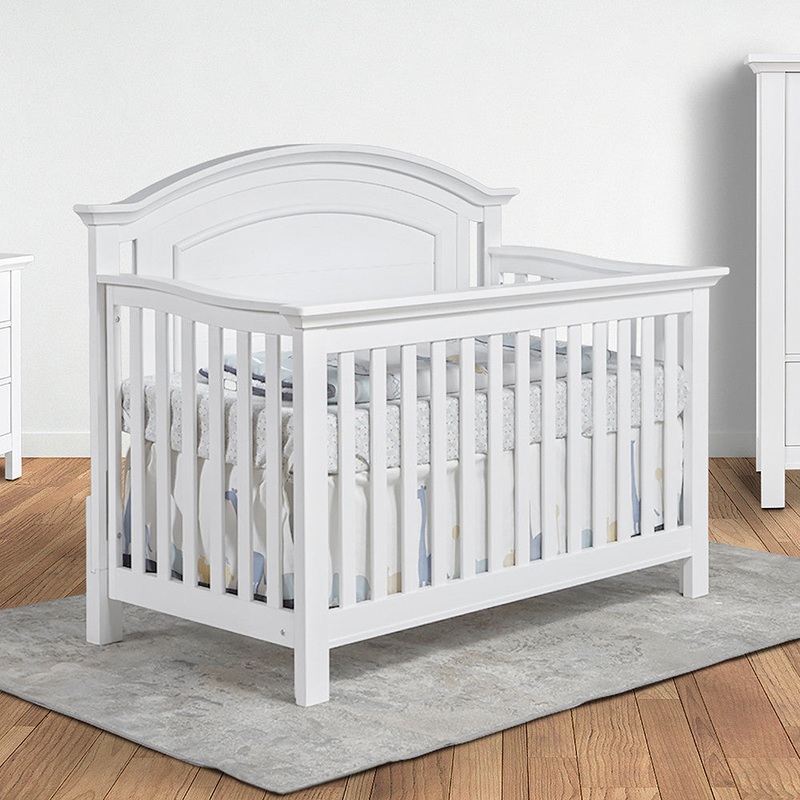Fawn Baby Yosemite Convertible Crib in Vintage White