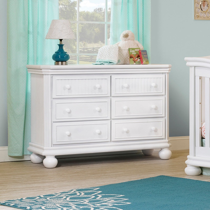 Sorelle Finley RTA 6 Dr Dresser in White