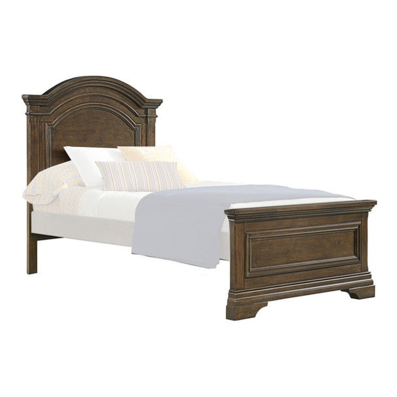 Westwood Olivia Youth Arch Twin Headboard/Footboard/Slats In Rosewood