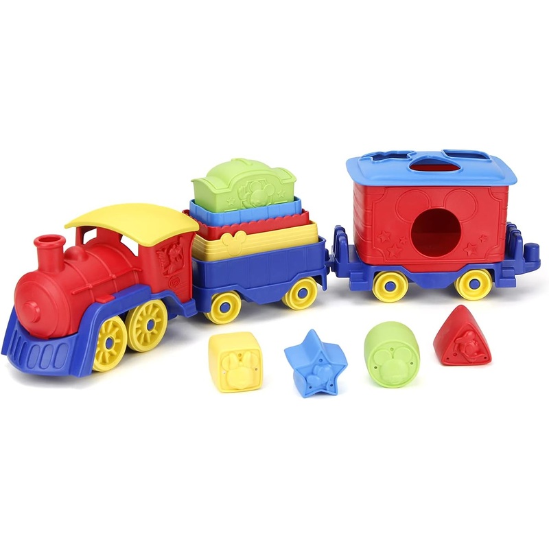 Green Toys Mickey Mouse Stack & Sort Train
