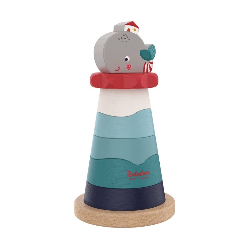 Wilma Whale Wooden Stacking Toy