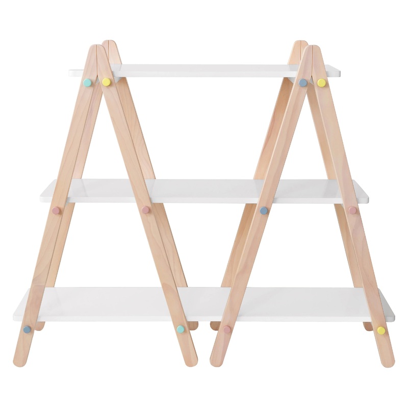 Babyletto Dottie Bookcase White/Washed Natural