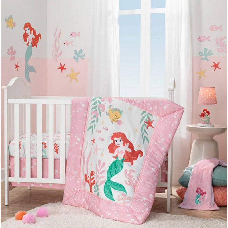 Lambs & Ivy Ariel’s Grotto 3-Piece Bedding Set