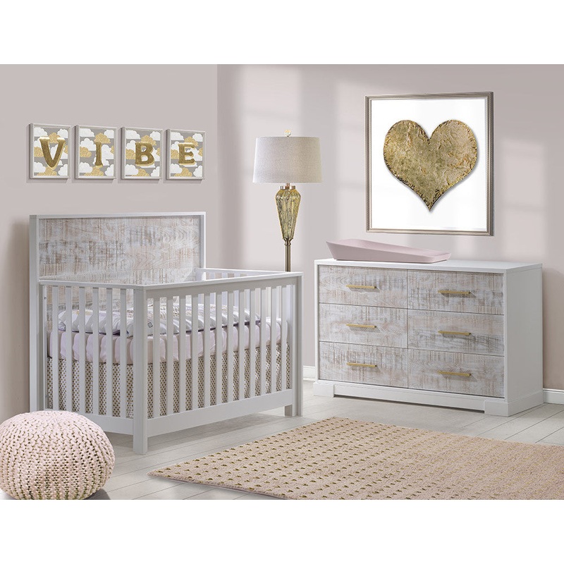 Nest Vibe Crib and Dresser Collection