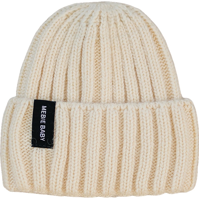 Chunky Knit Beanie | Cream 0-3 month