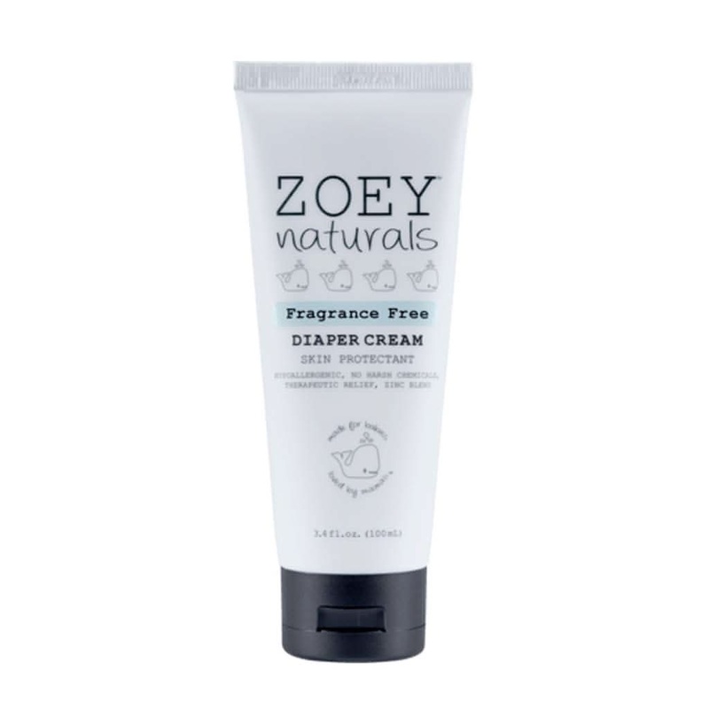 Zoey Naturals Diaper Cream Fragrance Free, 3.4 oz