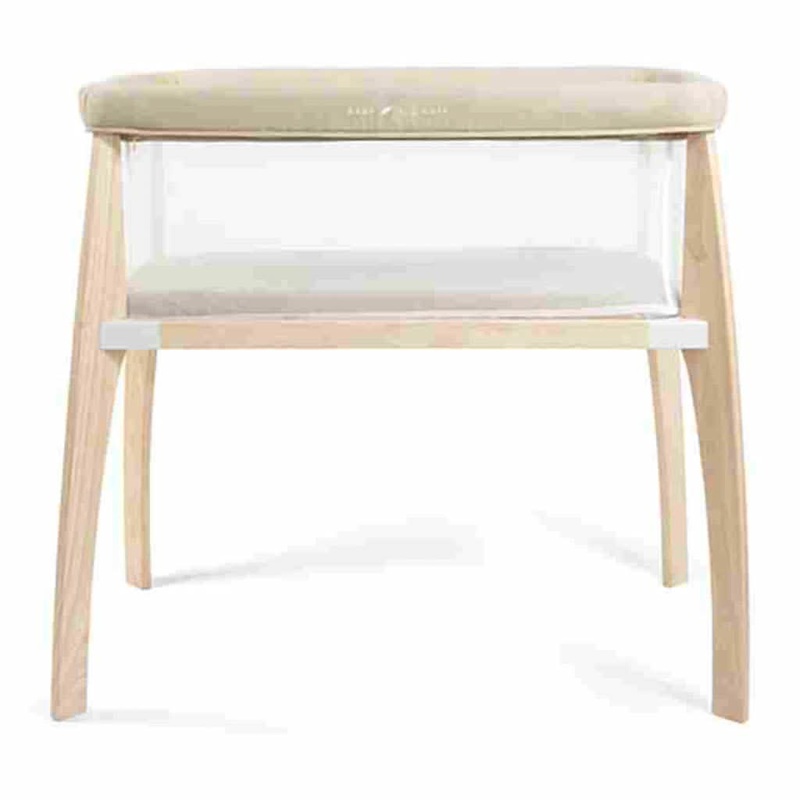 Baby Delight Heirloom Willow Organic Wood  Bassinet, Organic Oat