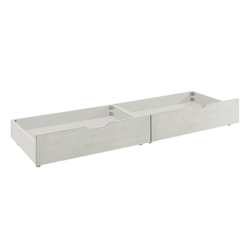 Westwood Olivia Youth Under Bed Storage (2) In Brushed White