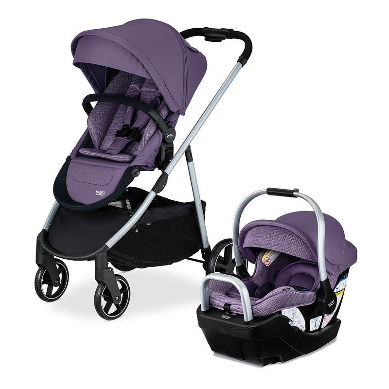 Britax Willow Grove SC Travel System Pindot Iris